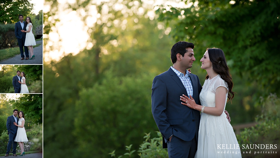 bridal portrait ted baker dress